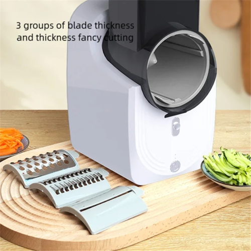 Multi-Function Vegetable Cutter Household Kitchen Electric Slicer Shredder Automatic 50w 2