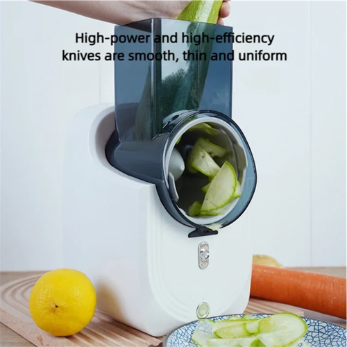 Multi-Function Vegetable Cutter Household Kitchen Electric Slicer Shredder Automatic 50w 1