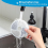 6 Pack Cat Water Fountain Filter, Diameter 4.1 Inch Filter Apply to Automatic Pet Replacement 5