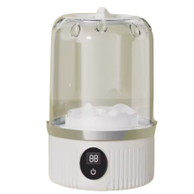 Lavatrice senza fili, lavabiancheria portatile, mini secchio per calzini disidratabili da 1 l, bianco