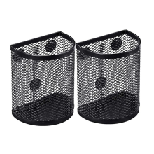 Magnetischer Kühlschrank-Stiftehalter, Metallgitterkorb, Aufbewahrungsbox B