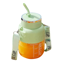 Kabelloser tragbarer Entsafter, elektrisch, 800 ml, für frisches Obst, mit großem Fassungsvermögen und 10 Klingen aus rostfreiem Stahl, A