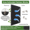 Household Trash Can Charcoal Filter Pad Deodorizer Remove Odor Kitchen Deodorizing Cotton 6 Pack 7