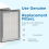 4-Pack MA-25 Replacement Filter Suitable for and Removal PM2.5 Dust Element 3