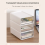 Transparent Desktop Storage Box Drawer Type Office File Bedroom Study Stack Combination Portable 4