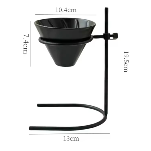 Adjustable Height Ceramic Coffee Filter Cup Hand Brew Set Portable Household Brewing Kit Drip 2