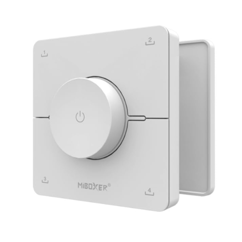 K0S 2.4GHZ Knob 4 Zone Panel Remote Adjust Color Temperature Brightness Dual White LED Dimmer Switch Controller 1