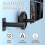 2 Sets Wall Mounted Weight Plate Holder Rack Storage for Wall-Mounted Barbell 4