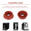 10Pcs Coffee Maker Sealing Gaskets Compatible with for Machines Accessories 2