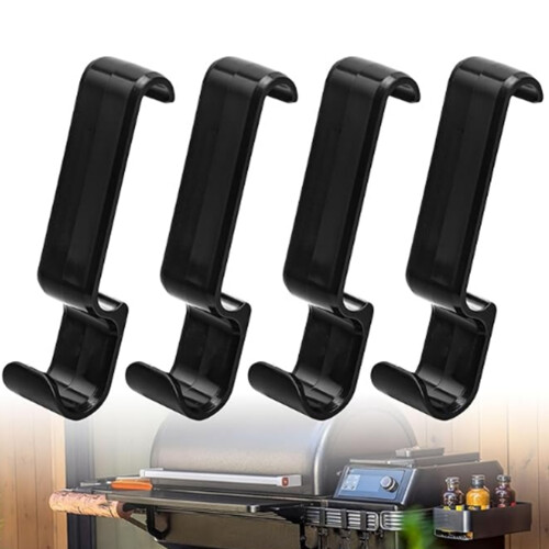and Lock Accessory for Grills BAC643,4Pcs Grill Hook P..-and-Lock Rail 1