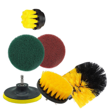 6-teiliges 1/4-Zoll-Schaft-Bit-Set, Reinigungsset, elektrisch, für Auto, Küche, Fliesen, Teppich, Aufsätze