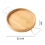 Multi-Purpose Tray Storage Sofa Handrail Special Remote Control Snacks and Beverage Placement Round Khaki 2