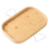Multi-Purpose Tray Storage Sofa Handrail Special Remote Control Snacks and Beverage Placement Square Khaki 1