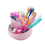 Support de perceuse à ongles 18 trous, organiseur de bureau professionnel rose 2