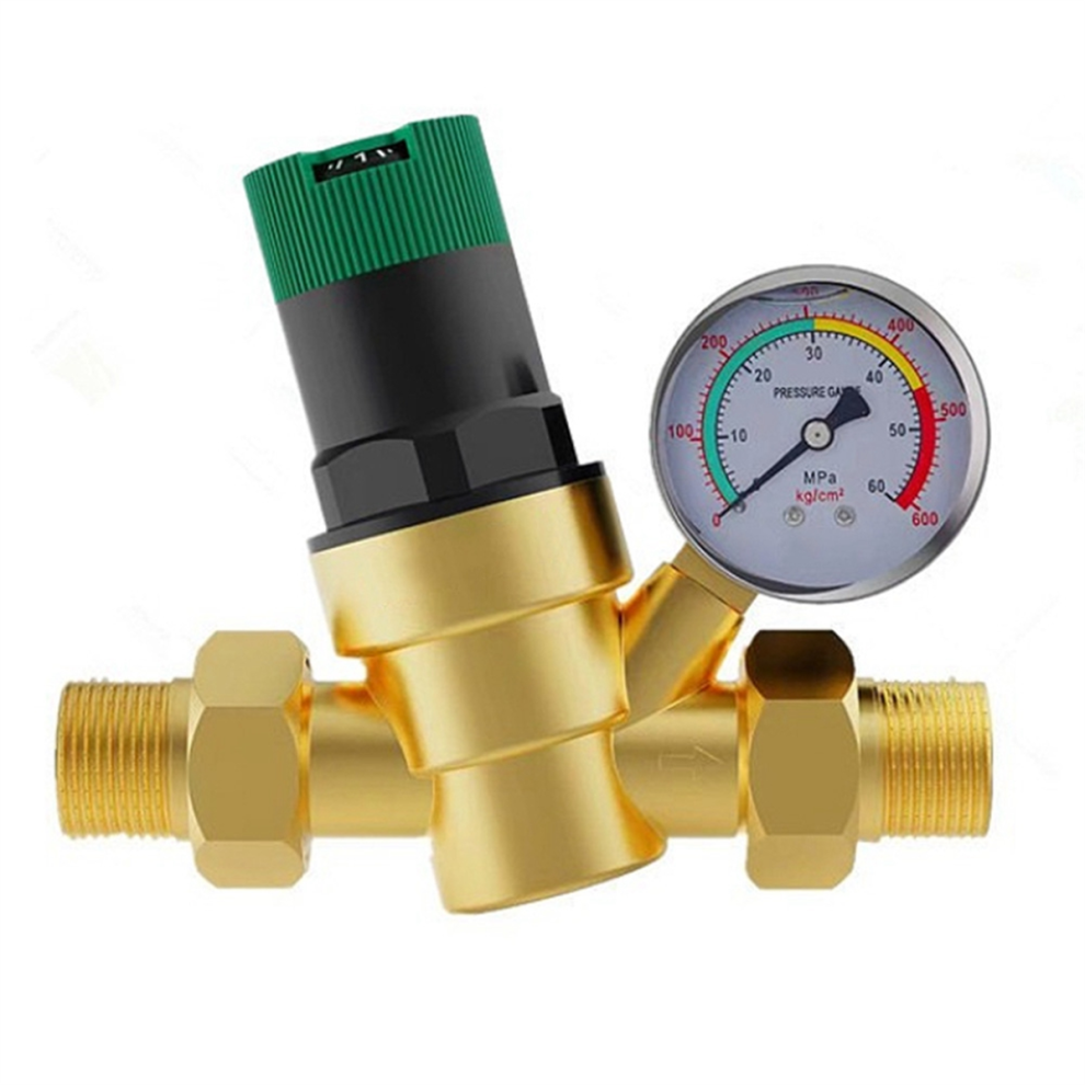 Tap Water Pressure Reducing Valve For Household Rv Rotary 2-Way Regulator Brass Dn20 4851366127360