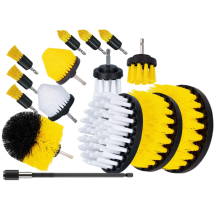 15-teiliges elektrisches Bodenwäscher-Set, runde Reinigungsbürste, Teppich-, Glas- und Autorad-Waschwerkzeug