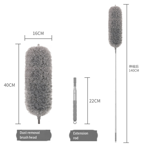 Microfiber Feathers Duster Extendable with Extra Long Pole Bendable Head Handle Dusters for CleCeilinganing 1