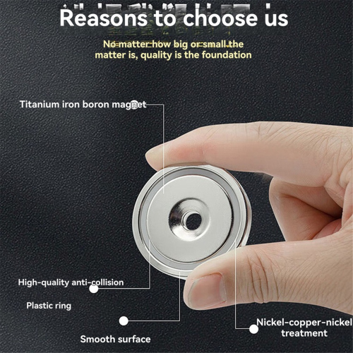A32 Circular Magnets,Countersunk Hole,Widely Used in Refrigerators, Warehouse Tools, Whiteboards, Snack Storage 1