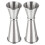 2 pezzi Jigger per barman, cocktail da 1 oz, accessori da bar, misurino, argento 8