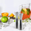 2 pezzi Jigger per barman, cocktail da 1 oz, accessori da bar, misurino, argento 6