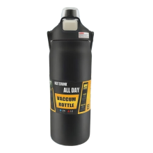 Isoliertopf aus Edelstahl 304 mit großem Fassungsvermögen, doppelwandige Trinkflasche, tragbarer Sport-Bergsteigerbecher, 1000 ml
