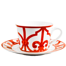 Court Bone China Coffee Cup and Plate Luxury Afternoon Tea Cups Saucers Couple Home Set