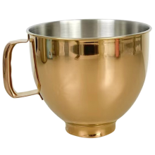 Brilliant Gold Edelstahl, passend für alle 4,5 und 5 Quart Mixerschüsseln, Home Küchenmaschinen Zubehör B