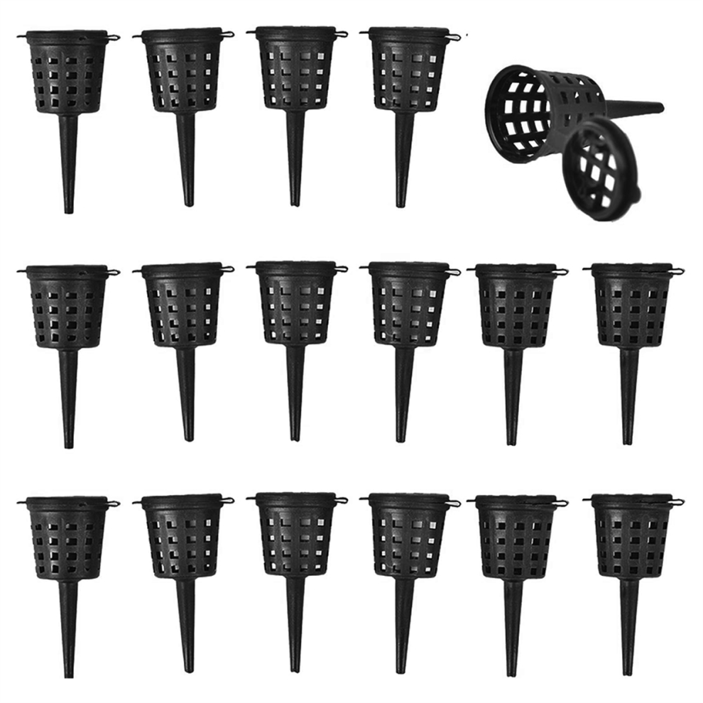 100PCS Fertilizers Mesh Baskets Garden Nursery Pots Portable Aquarium with Lid Planting Nutrition Cups-image-OPC-PJSFHTD-NEW