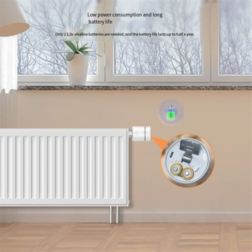Tuya Smart Temperature Control Valve Switch,Smart Home Valve, Intelligent APP Voice 1