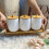 Ceramic Canisters Set for Sugar Coffee Tea, Exquisite Storage Containers Sets with Serving Tray Decorative Pots 2