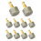 Dog Nail Grinder Replacement Head, 10 Pack Pet Diamond Tip Replacement, Professional Spare Grinding Head 7