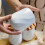 Ceramic Canisters Set for Sugar Coffee Tea, Exquisite Storage Containers Sets with Serving Tray Decorative Pots 4