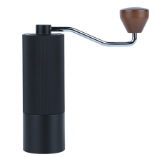 Household Portable Steel Burr Manual Coffee Bean Grinder Aluminum Alloy
