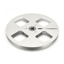 5 Zoll Tonband-Leerspule aus Aluminiumlegierung mit 4 Löchern für Studer ReVox zum Recorder, für 1/4 Bänder, Silber