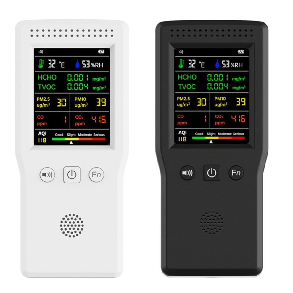 Air Quality Monitor Indoor,Portable Detector,Real Time Monitoring,Large Display With Voice Alert,Home Test Kits 4851366136539