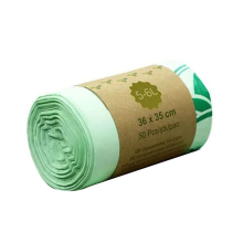 10L Compostable Trash Bags Biodegradable Kitchen Food Waste Bag, Corn Starch Garbage ,Kitchen Scraps Bag