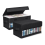 2pack CD Storage Boxes,CD Case Storage, Container Holds 32 CDs in Full Jewel Cases, 60 Slim Cases 1