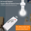 Remote Control Light Bulb Socket E27 Base Holder Timing Function Wireless Lamp for Closet Bedroom Attic 5