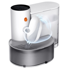 Dispenser Cat Water Fountain Moving Unplugged Automatic Feeder Pet Dog Drinker