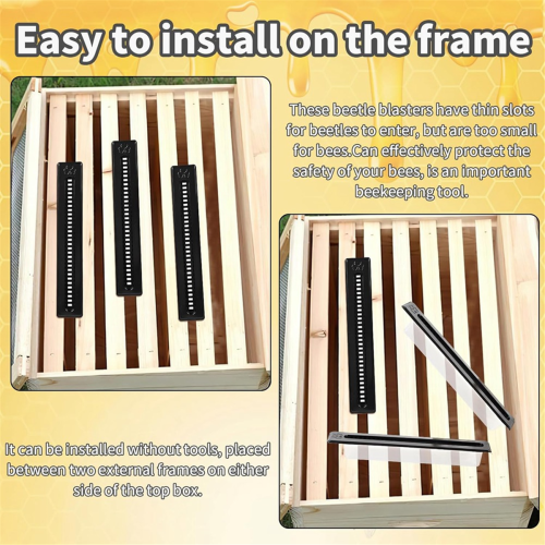 22 Pcs Plastic Beehive Beekeeping Tools Set Hive Trap Kit for 1