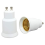 6pcs Gu10 to E26 Adapter, Standard Screw in Base Socket Adapter Converter 6