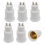6pcs Gu10 to E26 Adapter, Standard Screw in Base Socket Adapter Converter 1