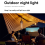 Touch Sensor Control Desk Lamp Three-Level Dimmable LED Light Small Night Usb Charging Magnetic White 7