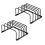 2pcs Heavy-Duty 5-Slot Cutting Board Organizer Rack, Space Saving Kitchen Storage for Boards Bakeware 2
