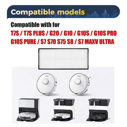 For S8 Pro Ultra S8+ Sweeping Robot Filter Replacement Parts High-Efficiency Accessories 4pcs 2