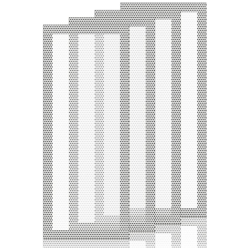 4X Home Floor Magnetic Vent Covers, 4X10 Covers Easy To Install Pvc Register For 4851366142301