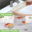 Portable Fruit Tray with Compartments, Clear Snack Organizer for Picnics & Kitchen Storage, Includes Lid Handle 6