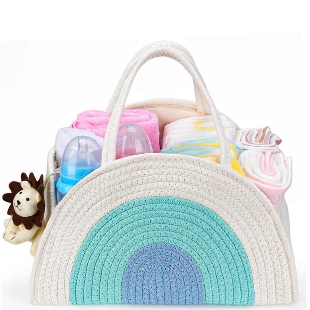 Baby Diaper Organizer, Basket For Diapers And Wipes,Newborn Essentials Boys Girls,Gift Shower Exogio
