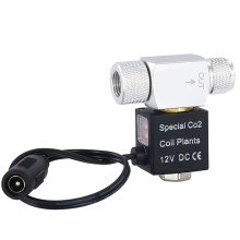 Électrovanne de CO2 pour aquarium 12 V, basse température, contrôle automatique, étanche, double tête, régulateur pour aquarium, Royaume-Uni
