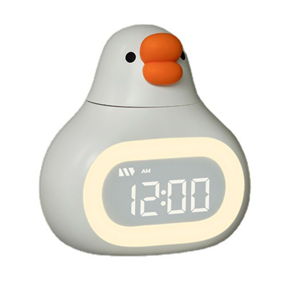 Big Goose Alarm Clock With Night Suitable For Children's Wake-Up Clock, Cute Gift Light Exogio